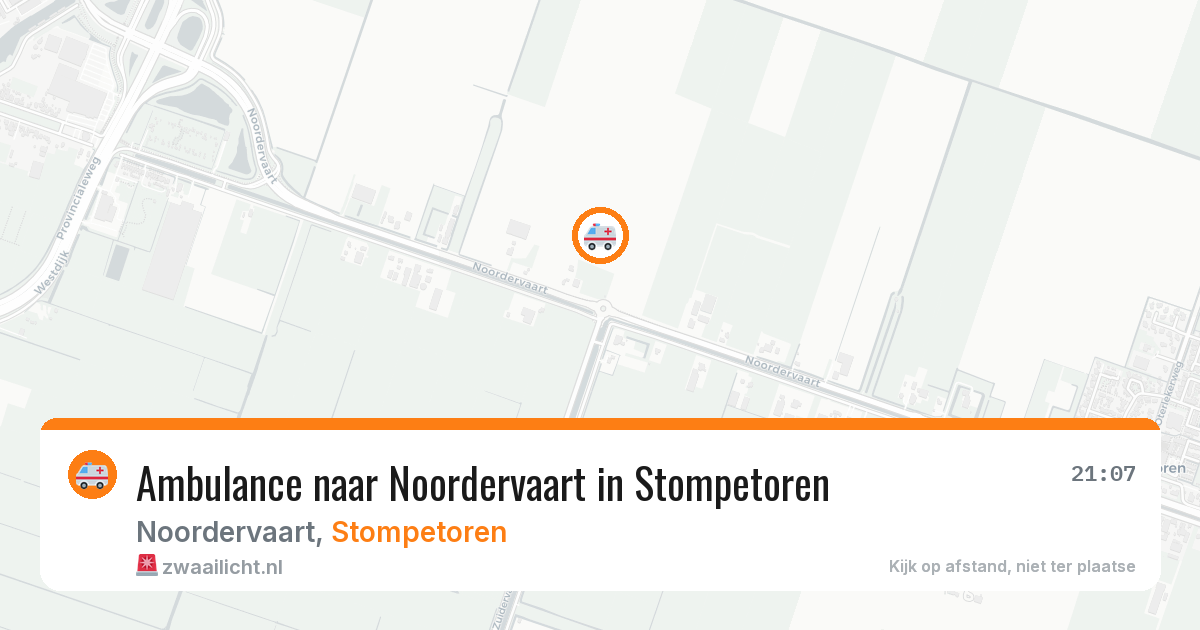 Ambulance naar Noordervaart in Stompetoren — 31 mrt 2026