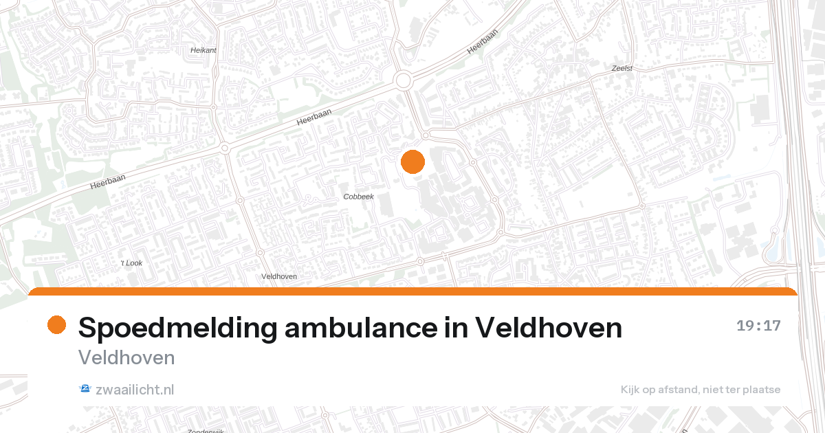 Spoedmelding ambulance in Veldhoven — 11 jun 2026