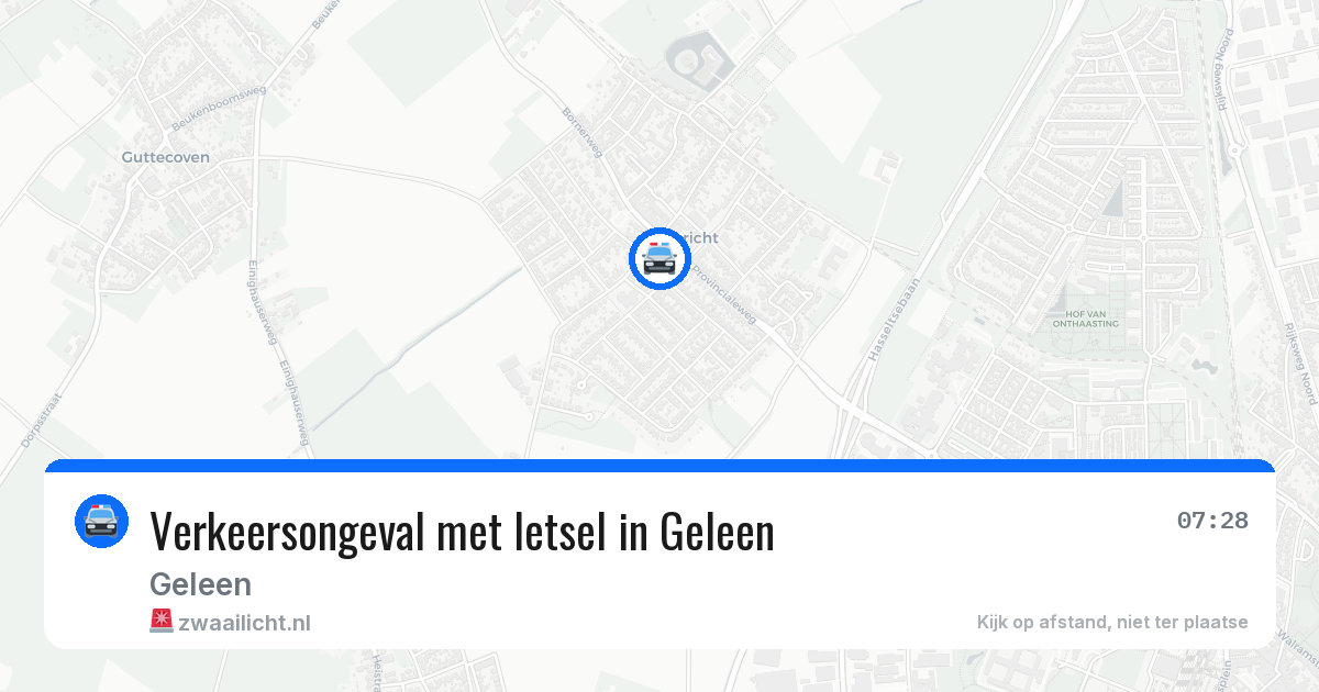 Verkeersongeval met letsel in Geleen — 11 feb 2026