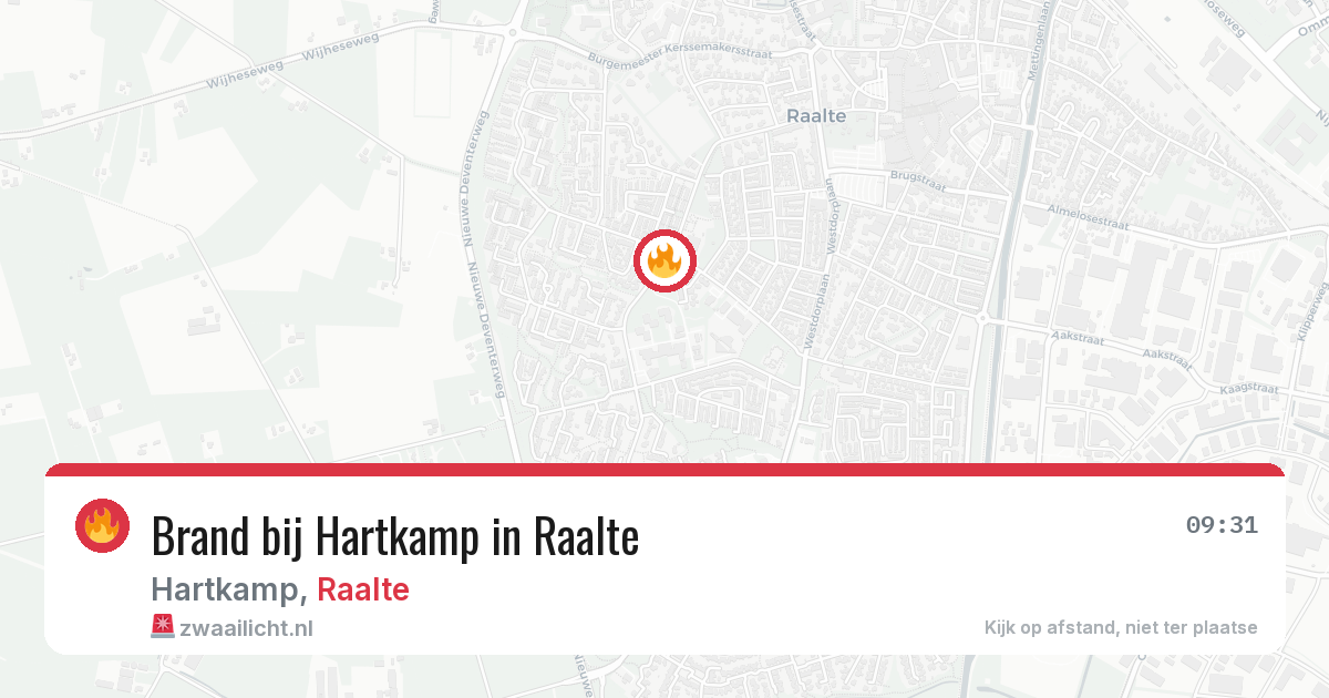 Brand bij Hartkamp in Raalte — 27 jun 2026