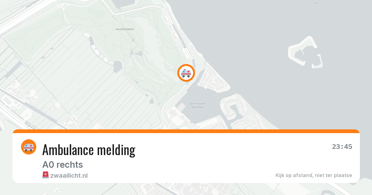 Ambulance melding — 20 jun 2026