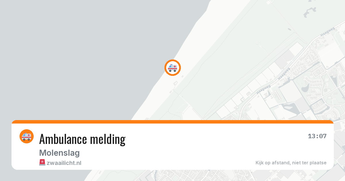 Ambulance melding — 12 jul 2026