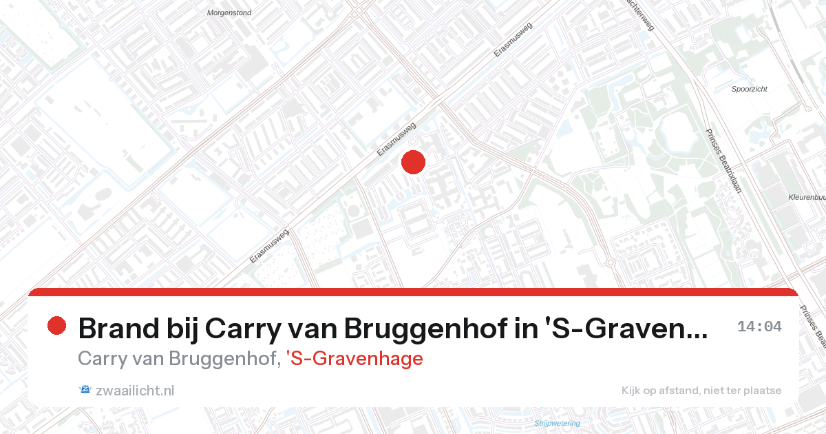 Brand bij Carry van Bruggenhof in 'S-Gravenhage — 28 aug 2026