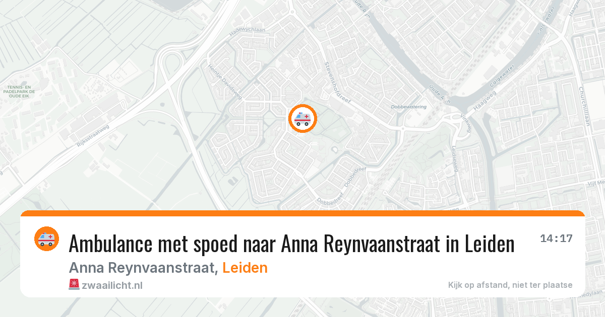 Ambulance met spoed naar Anna Reynvaanstraat in Leiden — 24 jan 2026