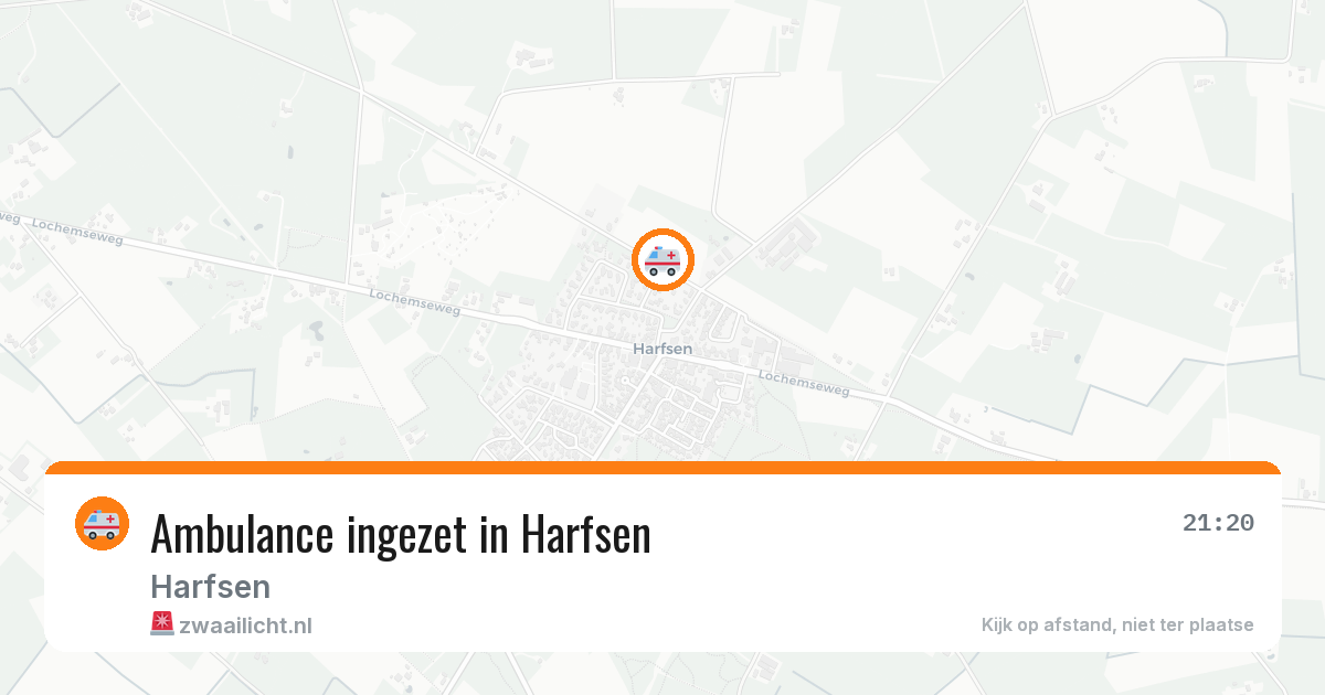 Ambulance ingezet in Harfsen — 3 aug 2026
