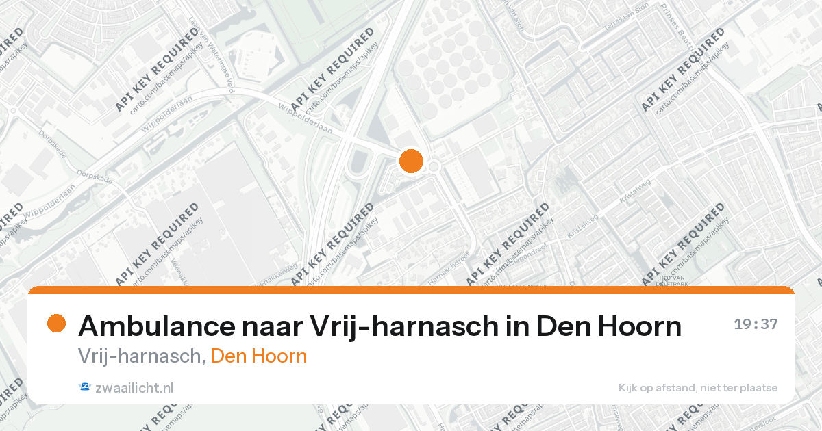 Ambulance naar Vrij-harnasch in Den Hoorn — 26 aug 2026