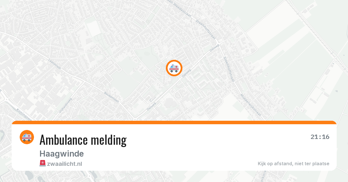 Ambulance melding — 3 mrt 2026