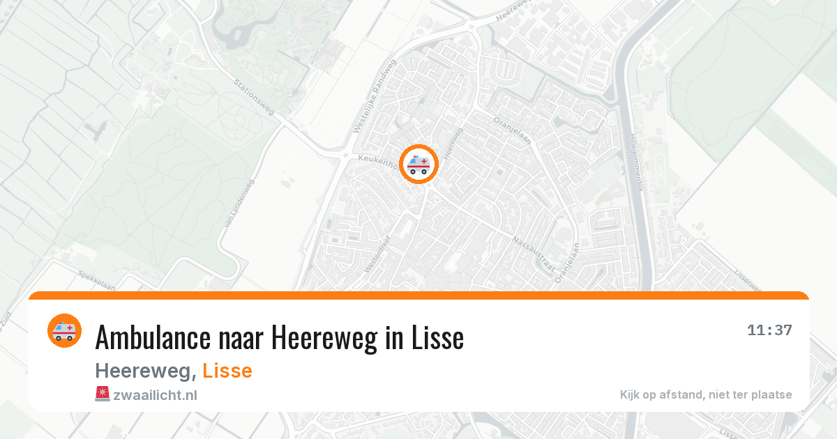 Ambulance naar Heereweg in Lisse — 30 jan 2026