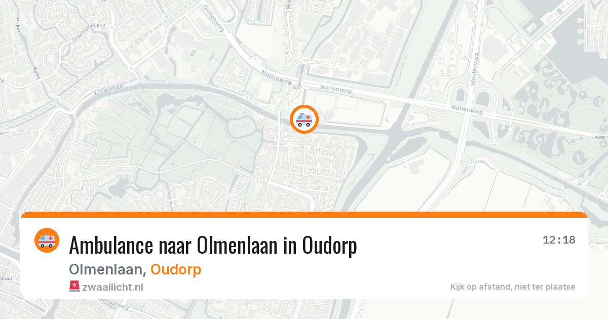 Ambulance naar Olmenlaan in Oudorp — 13 mrt 2026