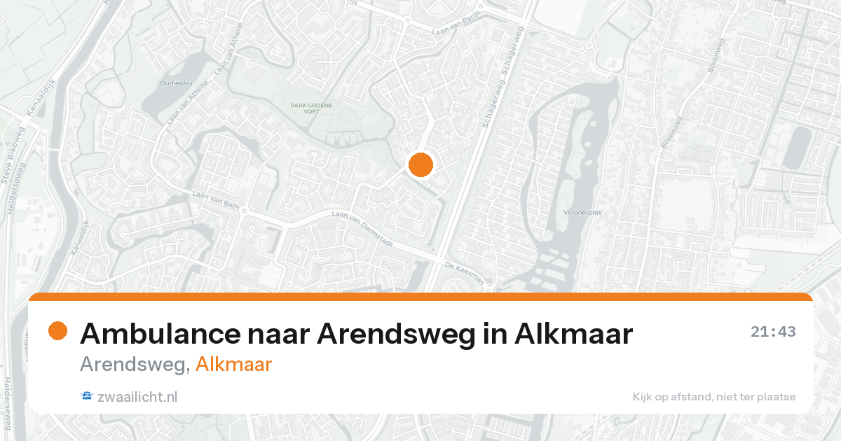 Ambulance naar Arendsweg in Alkmaar — 7 feb 2026