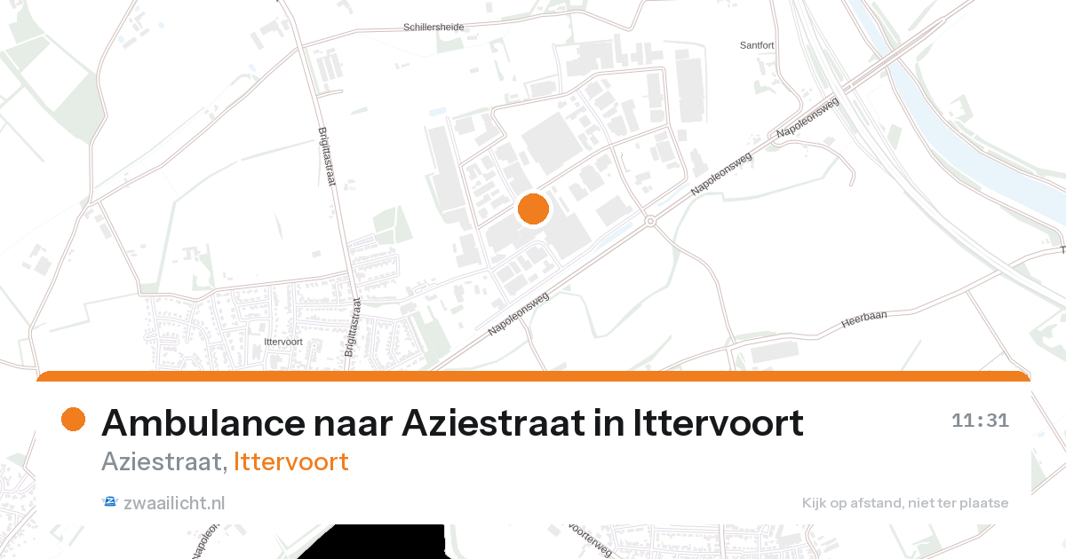 Ambulance naar Aziestraat in Ittervoort — 2 feb 2026
