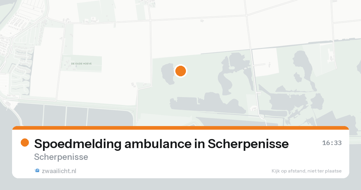 Spoedmelding ambulance in Scherpenisse — 22 aug 2026
