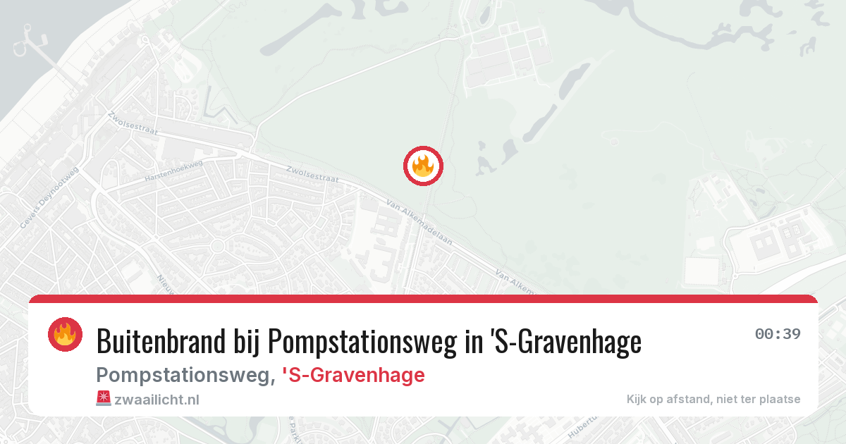 Buitenbrand bij Pompstationsweg in 'S-Gravenhage — 4 jul 2026