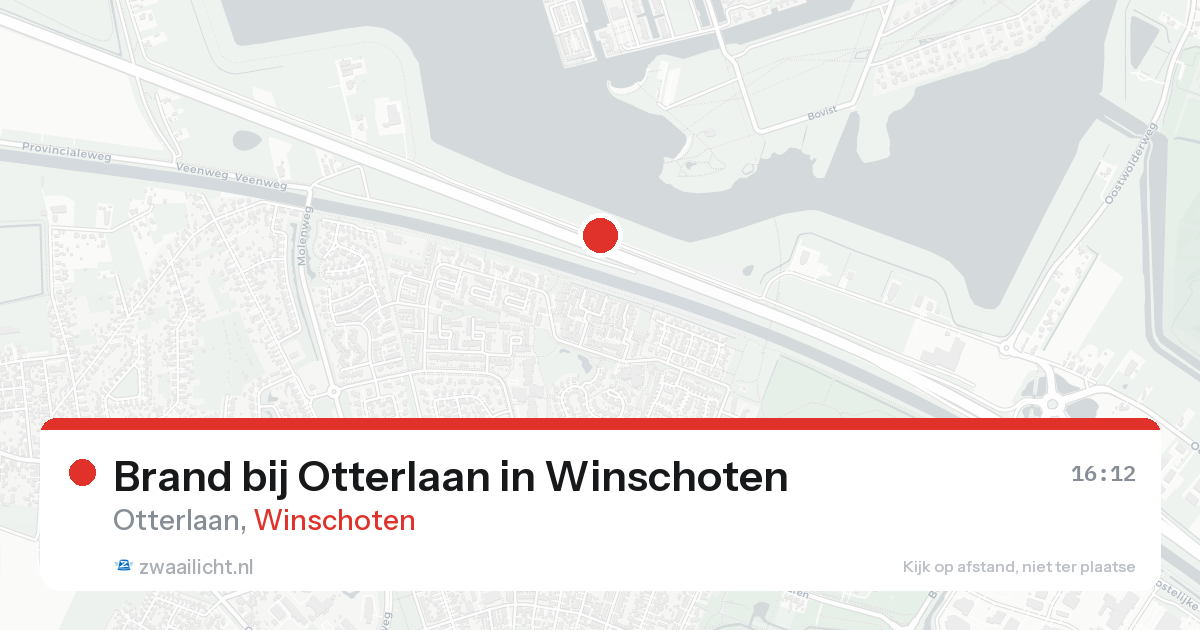 Brand bij Otterlaan in Winschoten — 14 aug 2026