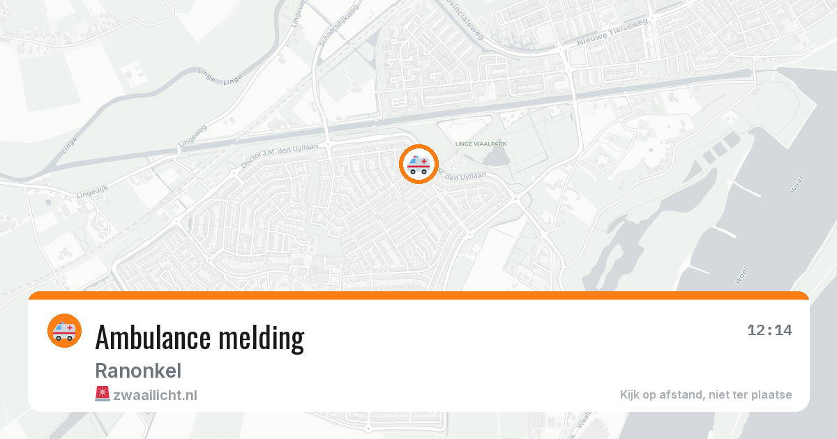 Ambulance melding — 28 mei 2026