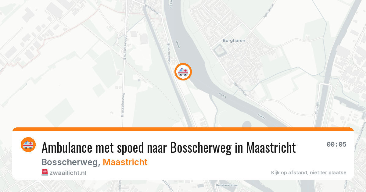 Ambulance met spoed naar Bosscherweg in Maastricht — 8 feb 2026