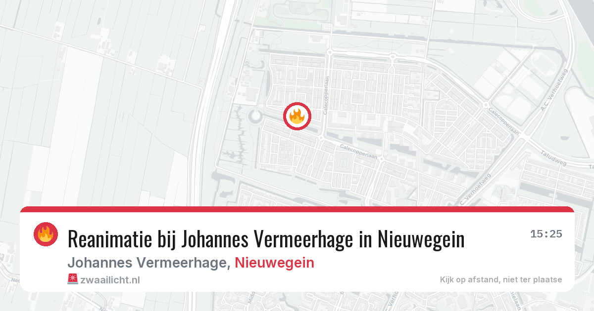 Reanimatie bij Johannes Vermeerhage in Nieuwegein — 18 jul 2026