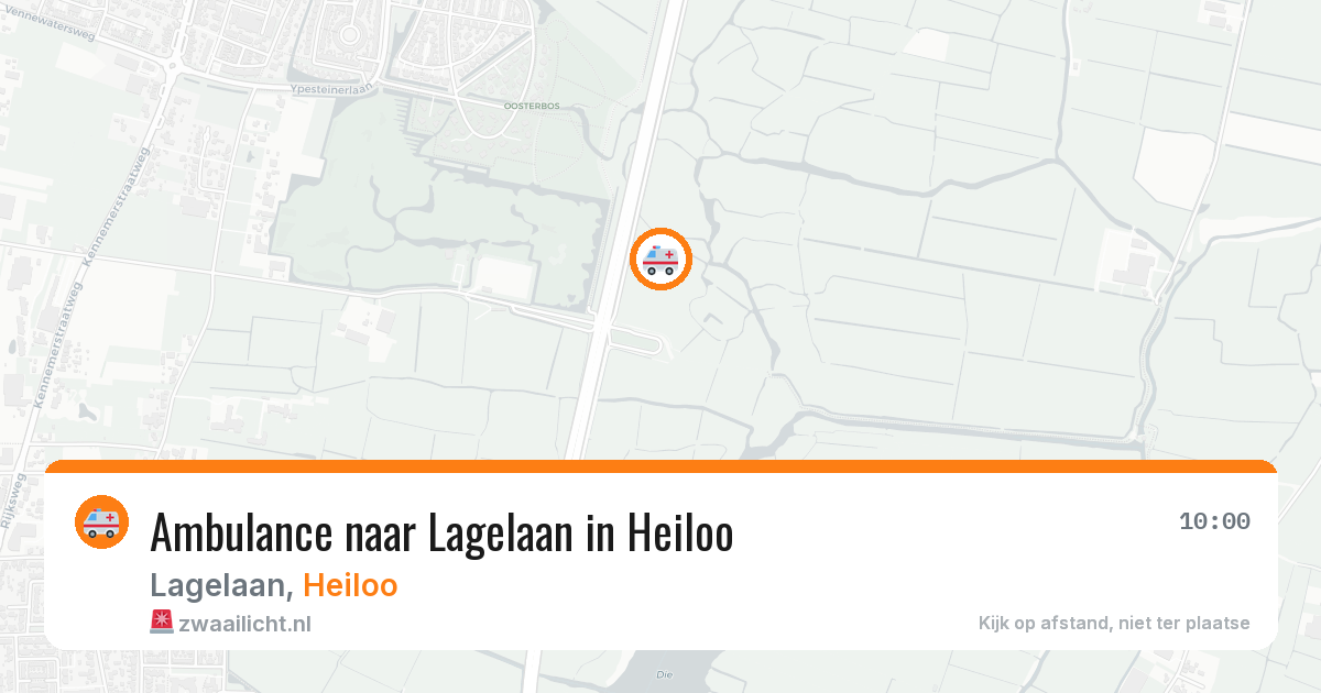 Ambulance naar Lagelaan in Heiloo — 4 aug 2026