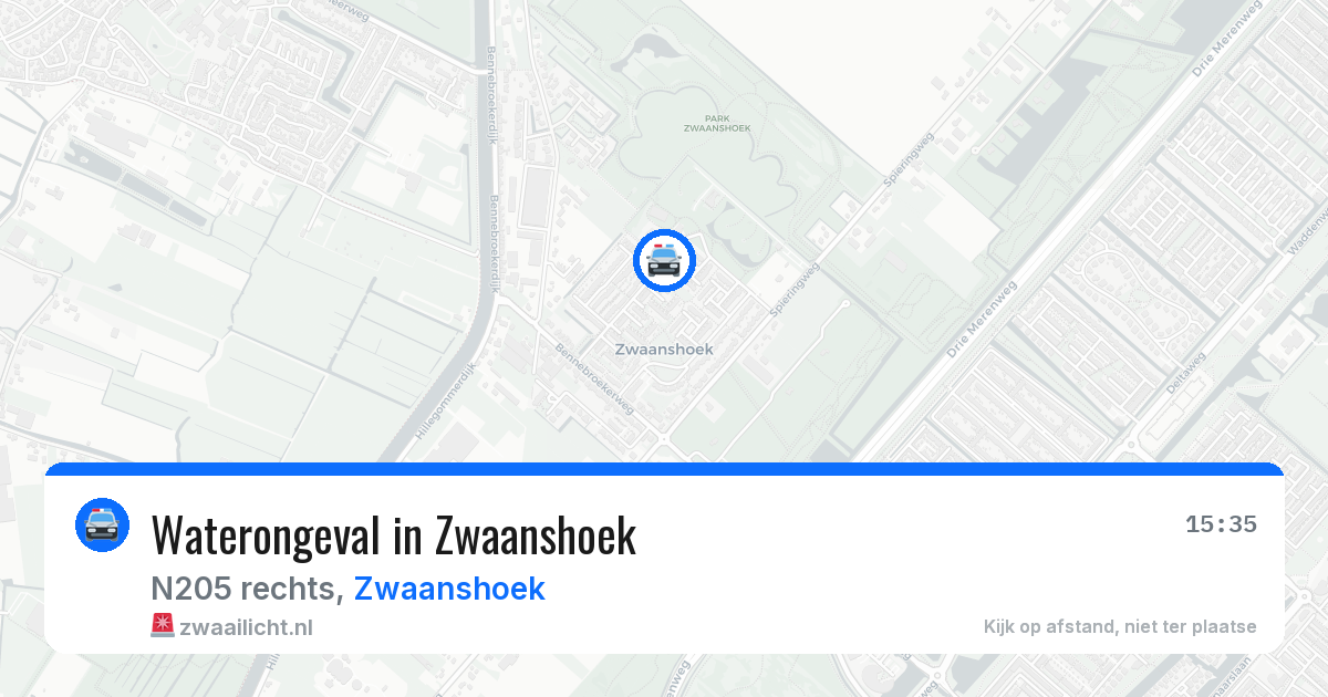 Waterongeval in Zwaanshoek — 28 mei 2026