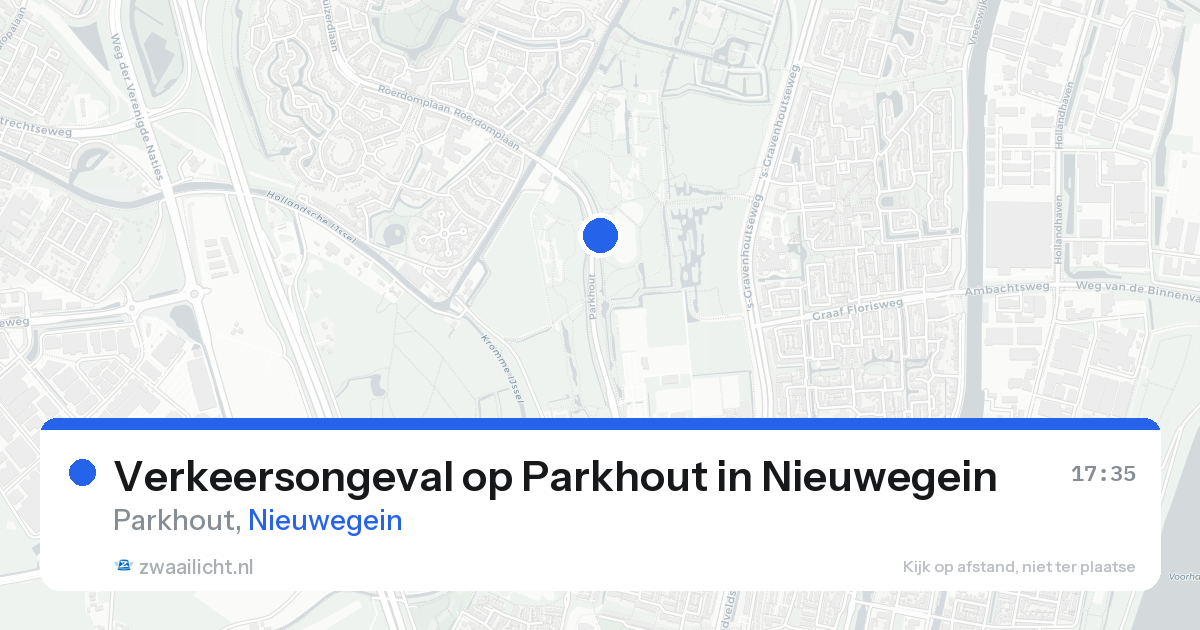 Verkeersongeval op Parkhout in Nieuwegein — 20 aug 2026