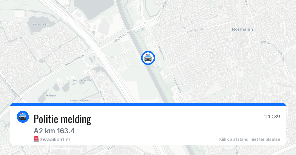 Politie melding — 6 mrt 2026