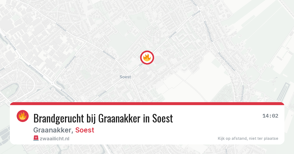 Brandgerucht bij Graanakker in Soest — 10 jun 2026
