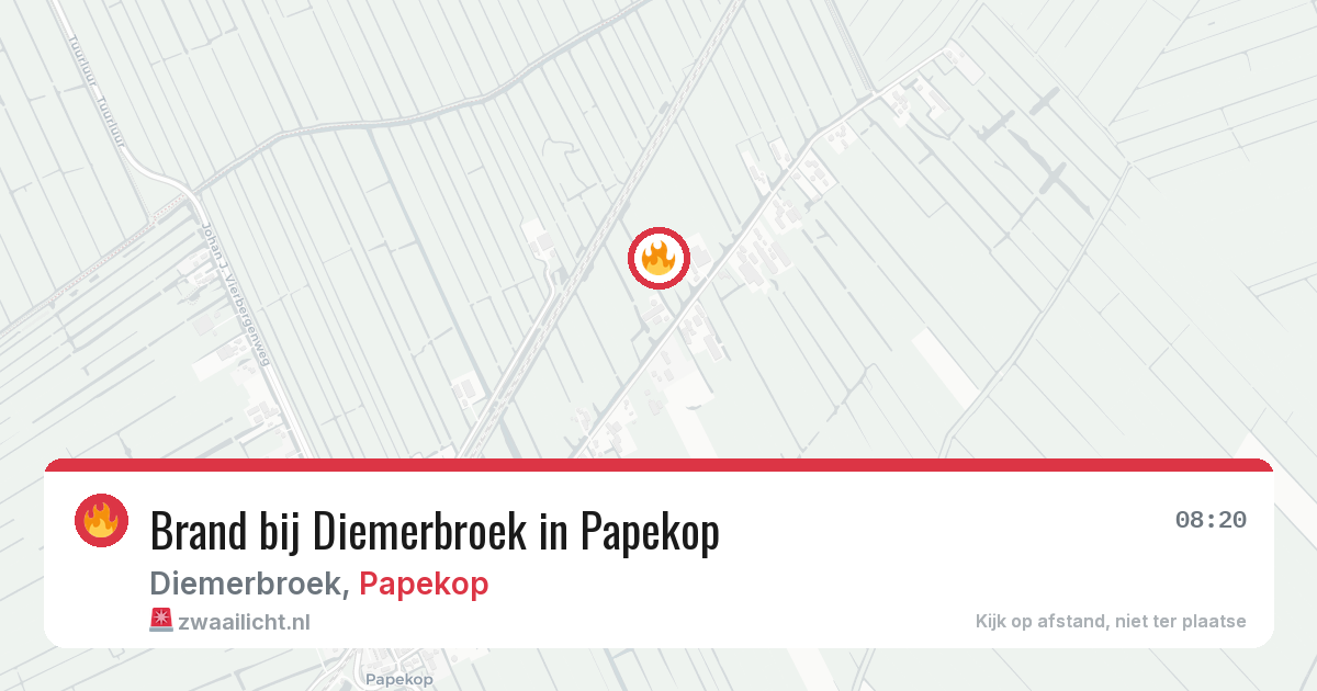 Brand bij Diemerbroek in Papekop — 30 mei 2026