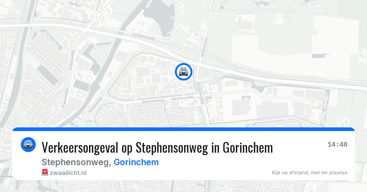 Verkeersongeval op Stephensonweg in Gorinchem — 29 mei 2026