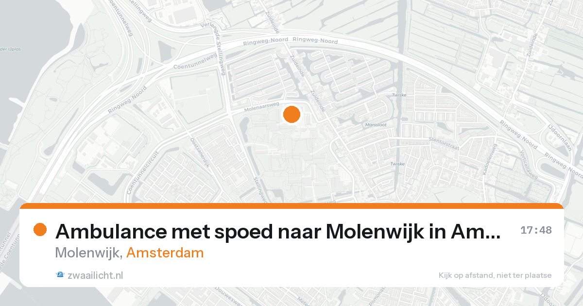 Ambulance met spoed naar Molenwijk in Amsterdam — 30 jan 2026