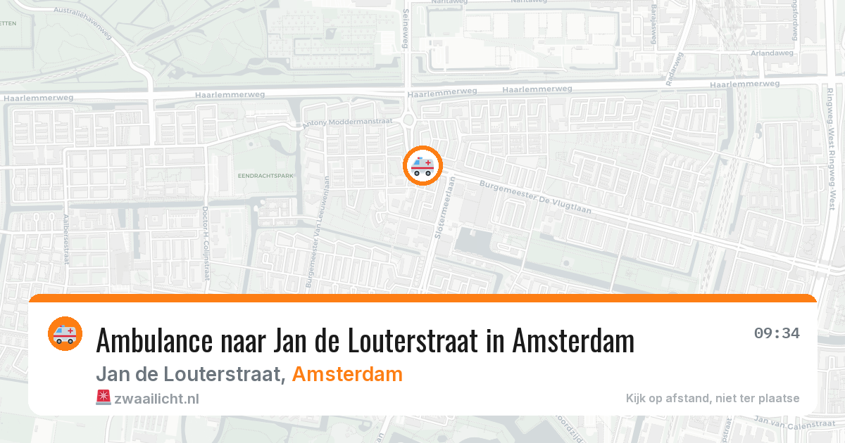 Ambulance naar Jan de Louterstraat in Amsterdam — 29 jan 2026
