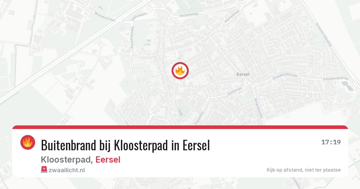 Buitenbrand bij Kloosterpad in Eersel — 5 jul 2026