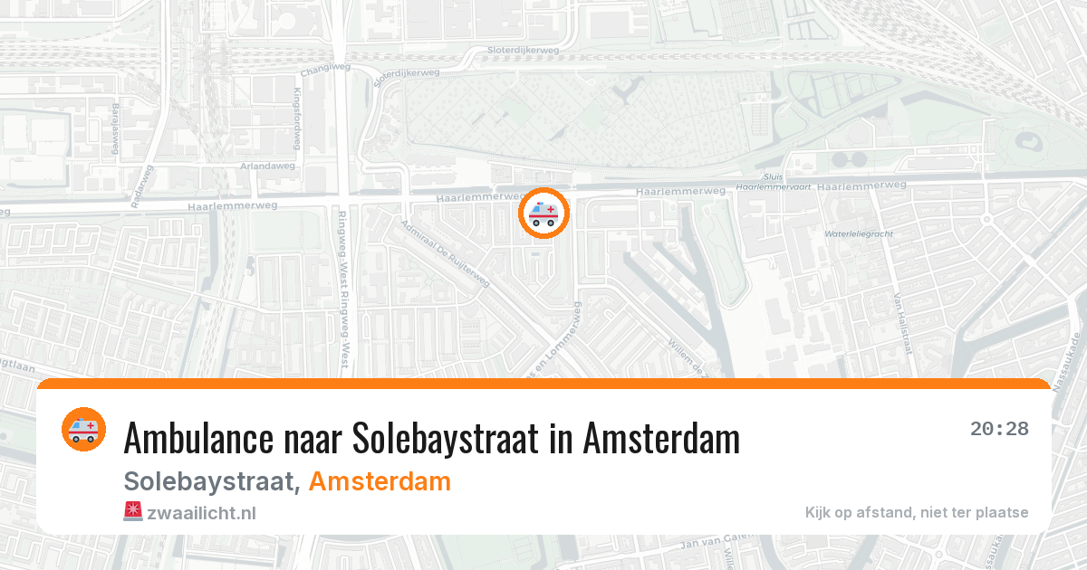 Ambulance naar Solebaystraat in Amsterdam — 22 mei 2026