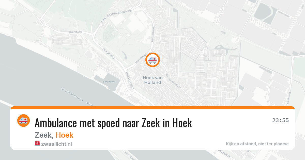 Ambulance met spoed naar Zeek in Hoek — 24 jun 2026