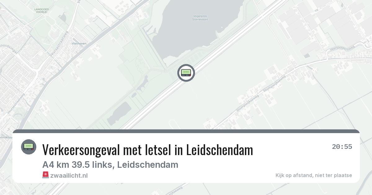 Verkeersongeval met letsel in Leidschendam — 9 mrt 2026