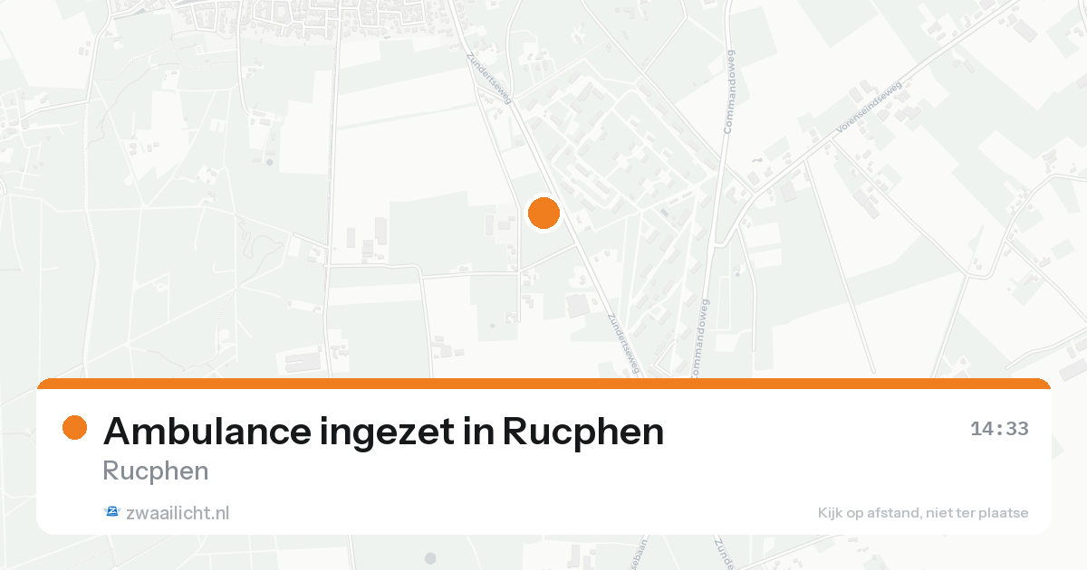 Ambulance ingezet in Rucphen — 7 jun 2026