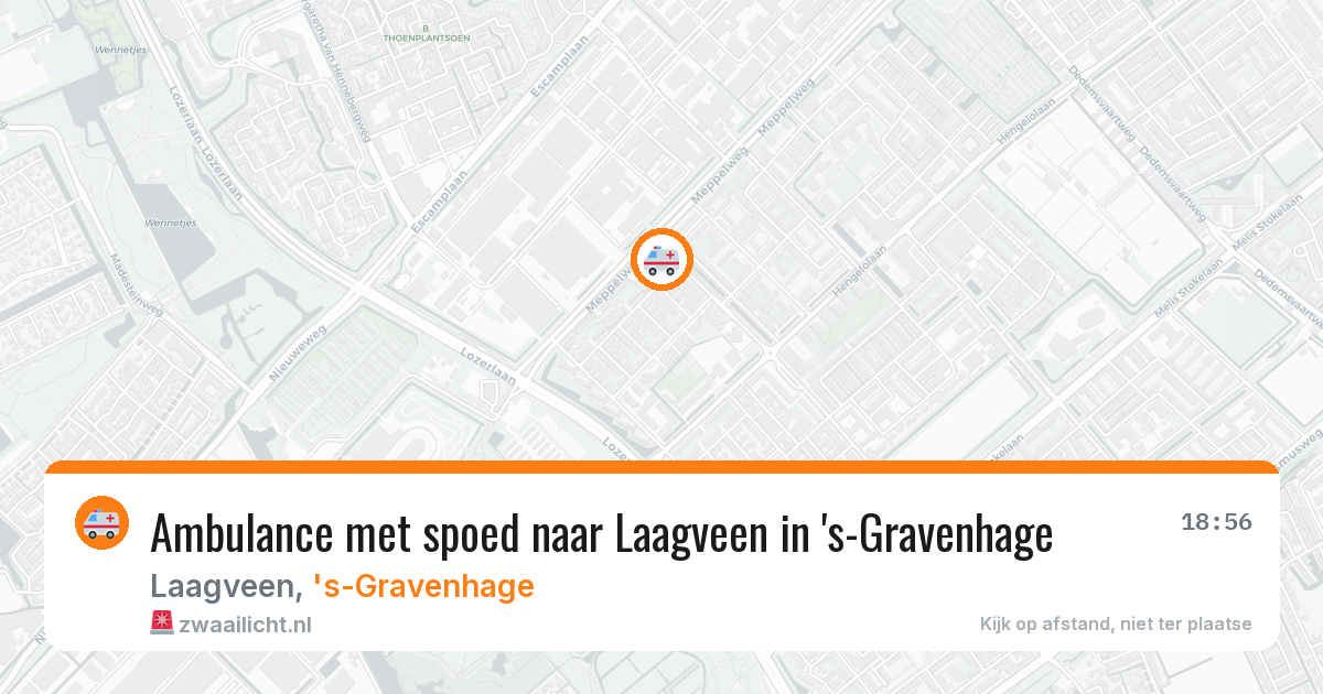 Ambulance met spoed naar Laagveen in 's-Gravenhage — 17 jun 2026