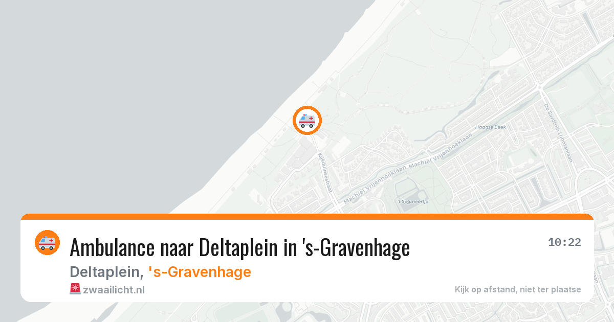 Ambulance naar Deltaplein in 's-Gravenhage — 11 aug 2026