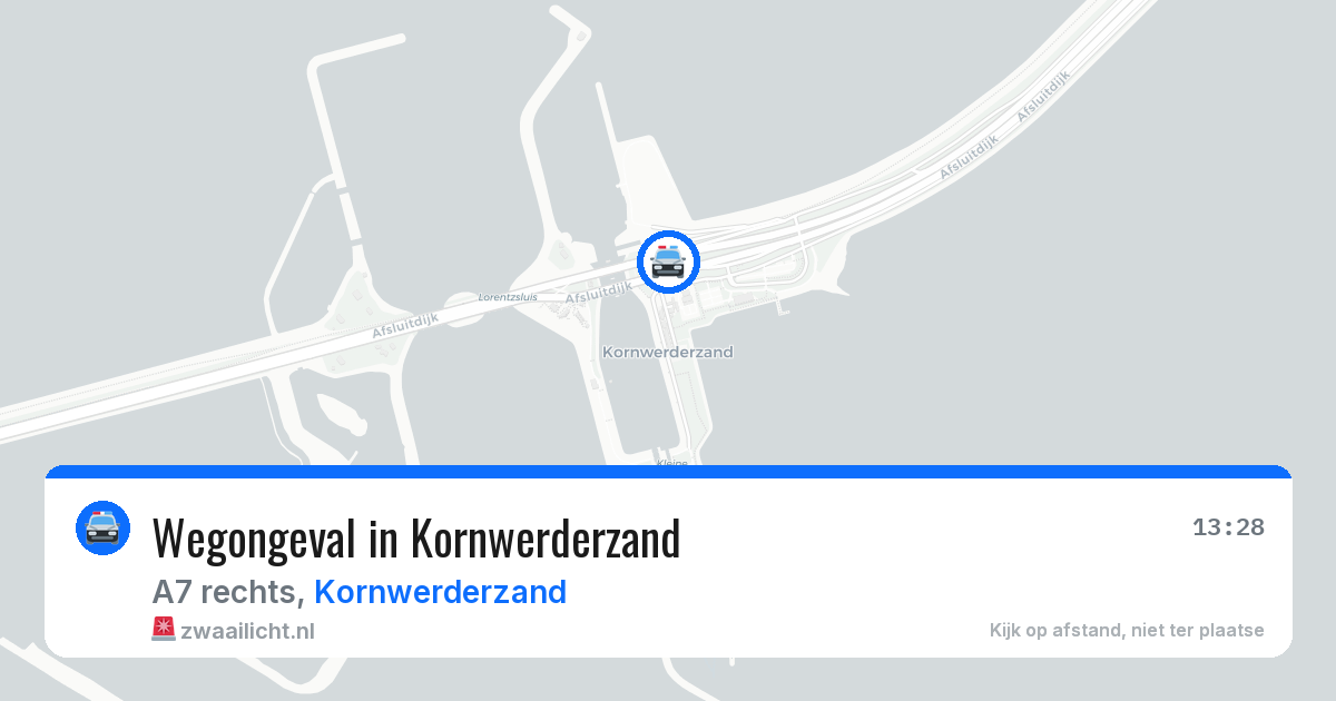 Wegongeval in Kornwerderzand — 25 mei 2026