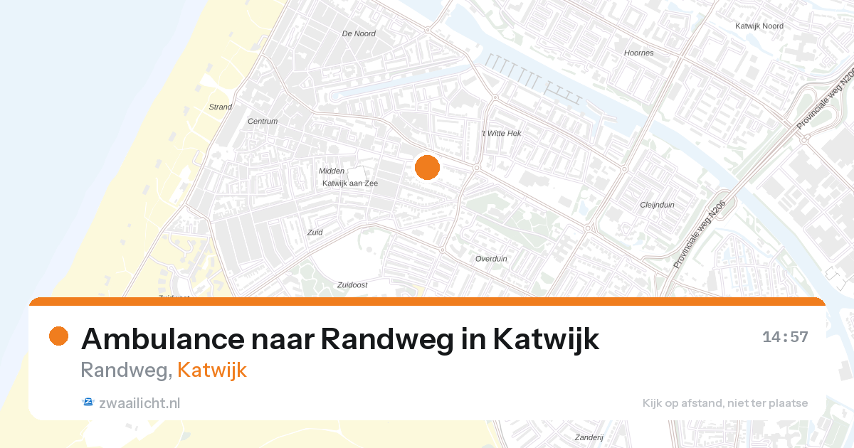 Ambulance naar Randweg in Katwijk — 24 mrt 2026