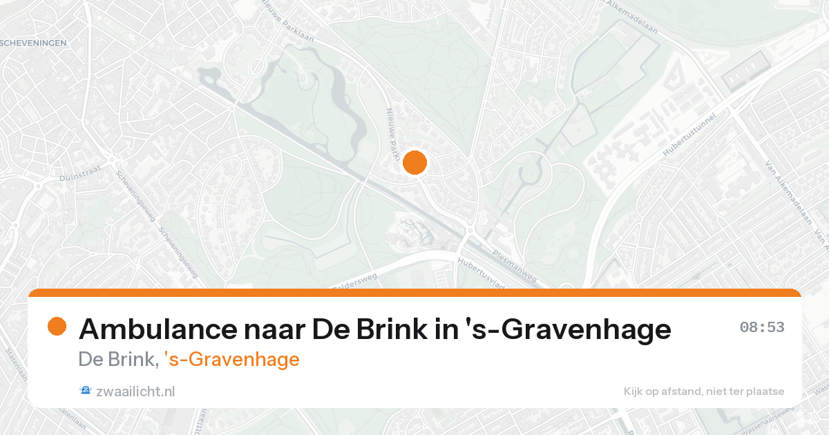 Ambulance naar De Brink in 's-Gravenhage — 31 jan 2026