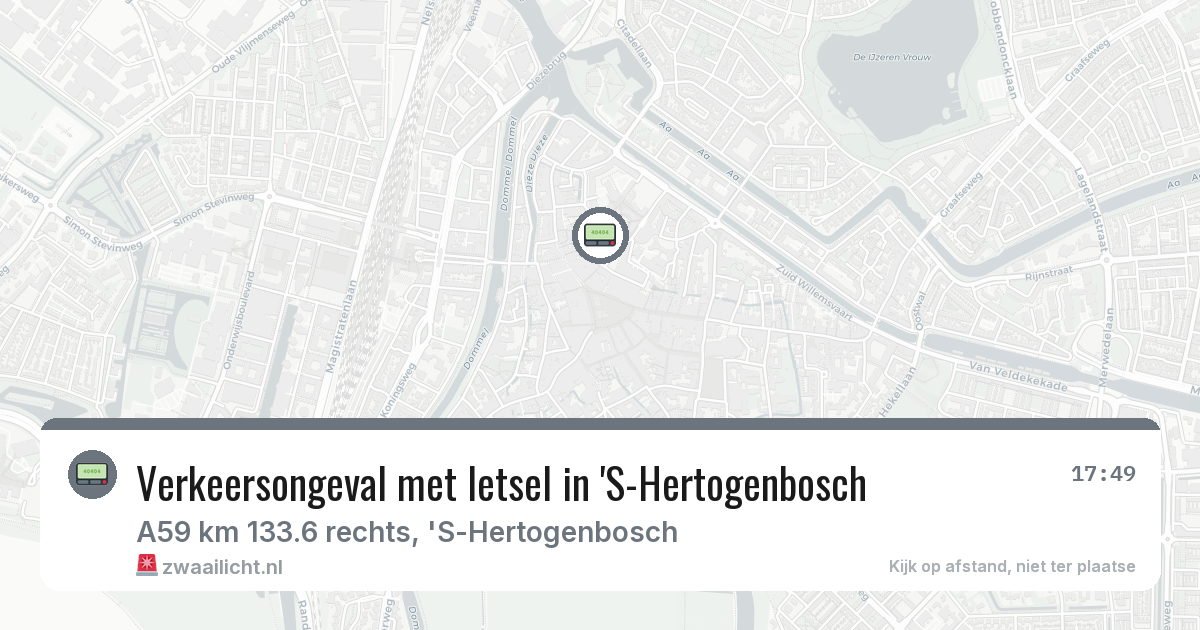 Verkeersongeval met letsel in 'S-Hertogenbosch — 29 jan 2026