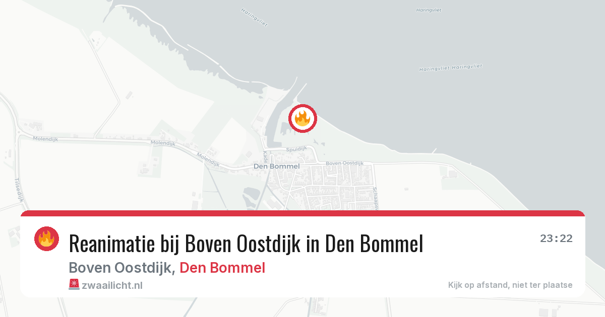 Reanimatie bij Boven Oostdijk in Den Bommel — 11 apr 2026