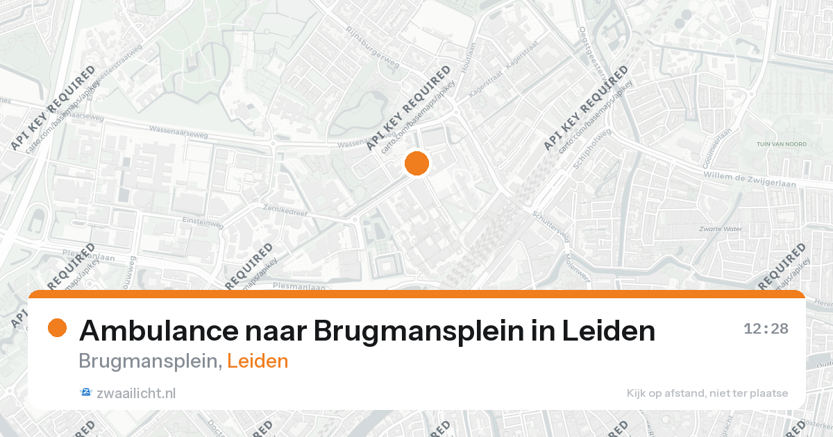 Ambulance naar Brugmansplein in Leiden — 4 mrt 2026