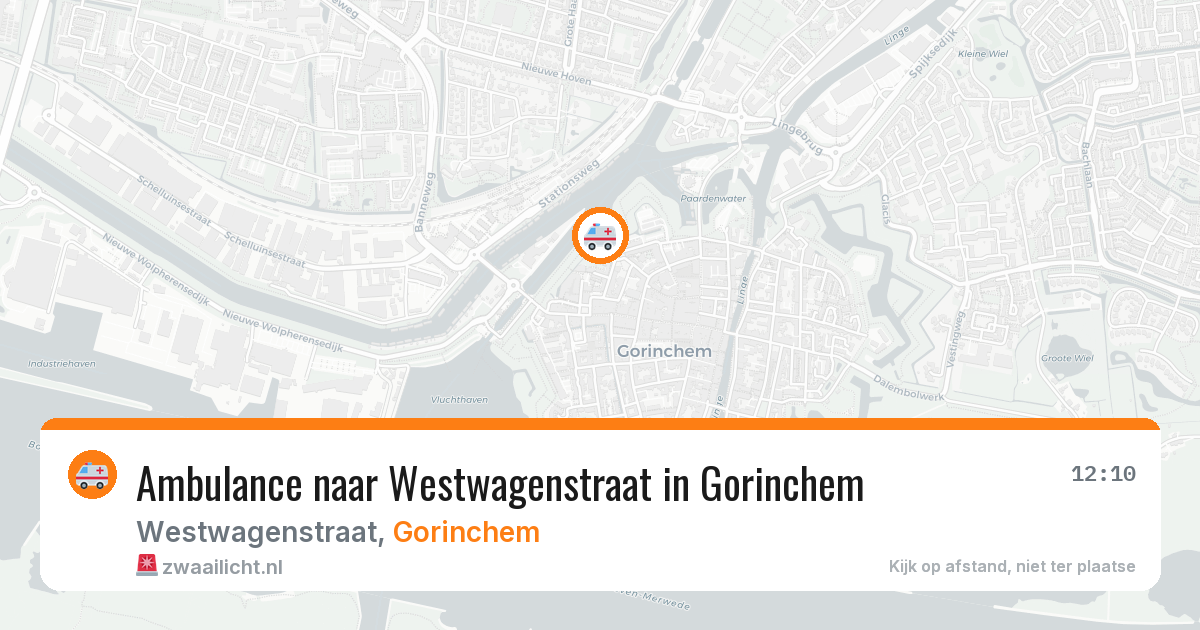 Ambulance naar Westwagenstraat in Gorinchem — 23 jun 2026
