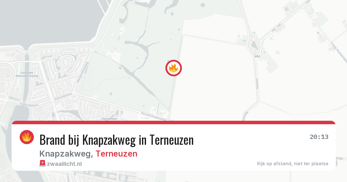 Brand bij Knapzakweg in Terneuzen — 27 jun 2026