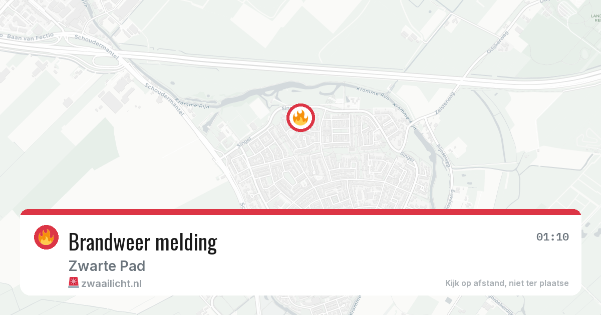 Brandweer melding — 30 mei 2026