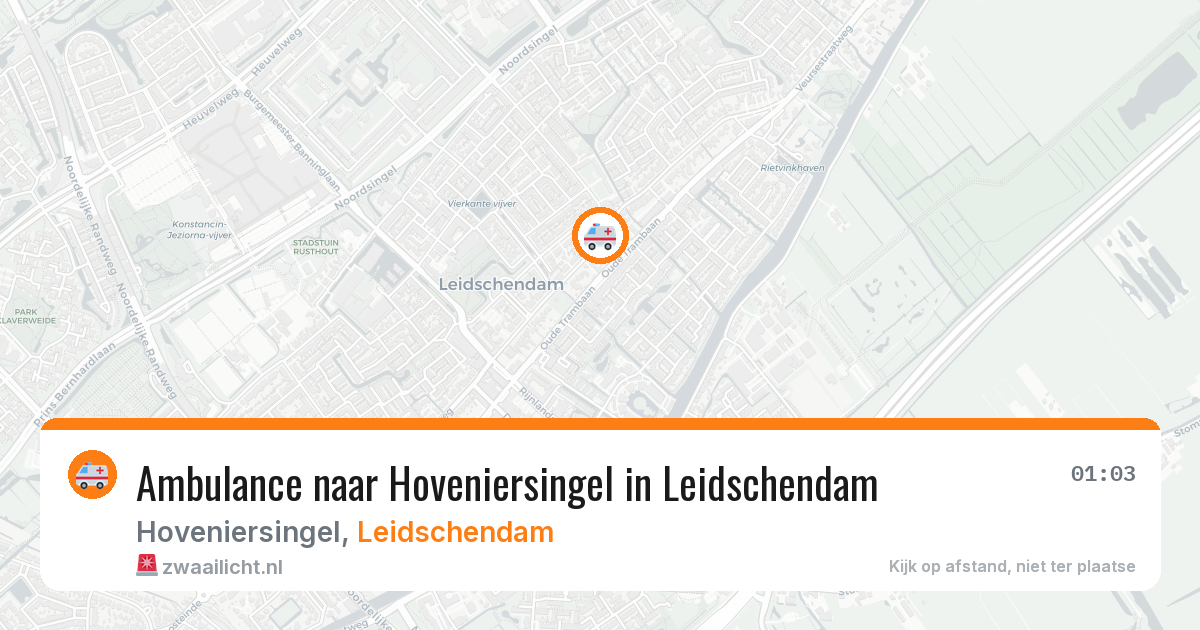 Ambulance naar Hoveniersingel in Leidschendam — 2 feb 2026