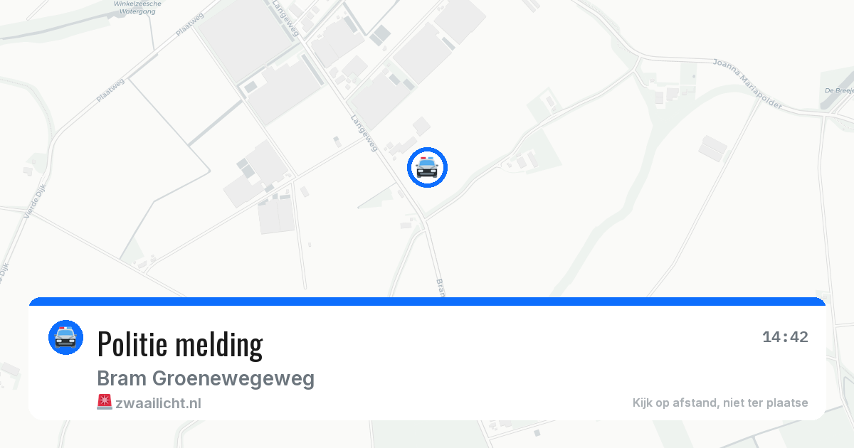 Politie melding — 9 jun 2026