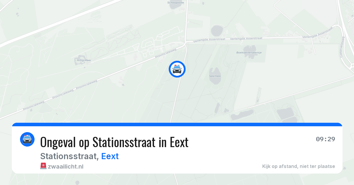 Ongeval op Stationsstraat in Eext — 10 jun 2026