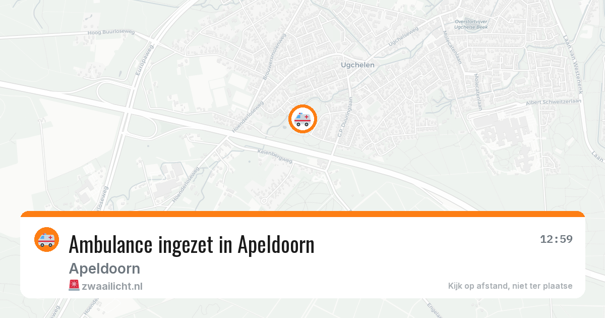 Ambulance ingezet in Apeldoorn — 2 jul 2026